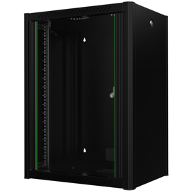 კედლის საკომუნიკაციო კარადა Mirsan MR.WTN16U45DE.01, 16U, Wall-mounted Communication Cabinet, Black