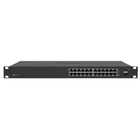 POE + Switch Ubiquiti ES-24-250W, 24-Port Gigabit+SFP, Black
