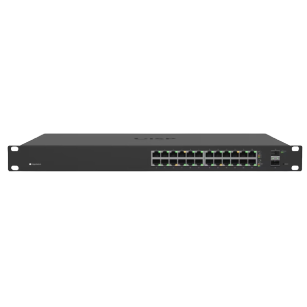 POE + Switch Ubiquiti ES-24-250W, 24-Port Gigabit+SFP, Black