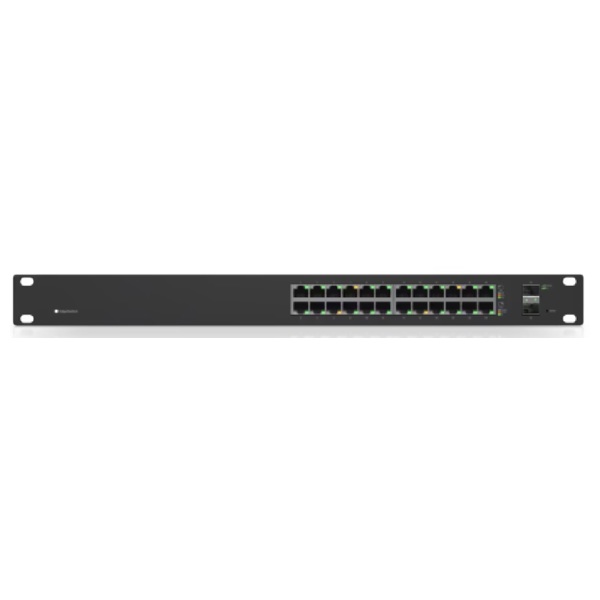 POE + Switch Ubiquiti ES-24-250W, 24-Port Gigabit+SFP, Black