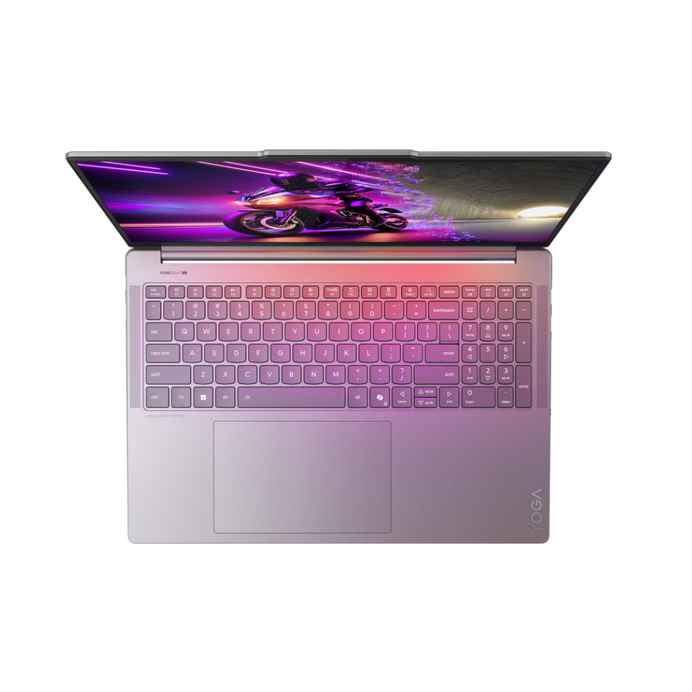 ნოუთბუქი Lenovo 83L0003WRK Yoga Pro 9 16IAH10, 16", Ultra 7-255H, 32GB, 1TB SSD, RTX5050 8GB, W11H, Luna Grey