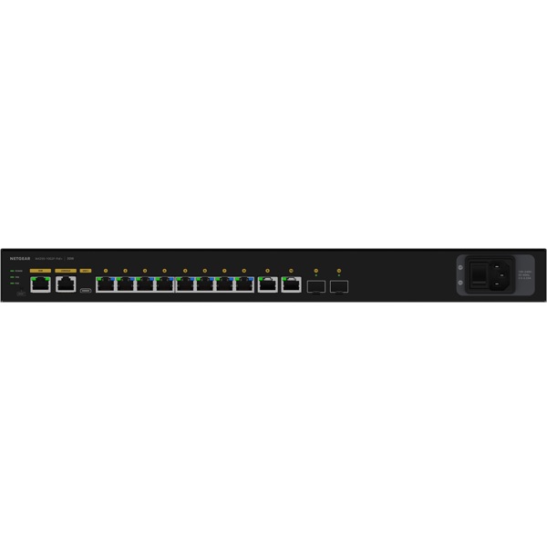 Switch Netgear GSM4212P-100EUS, 10-port Gigabit, Black