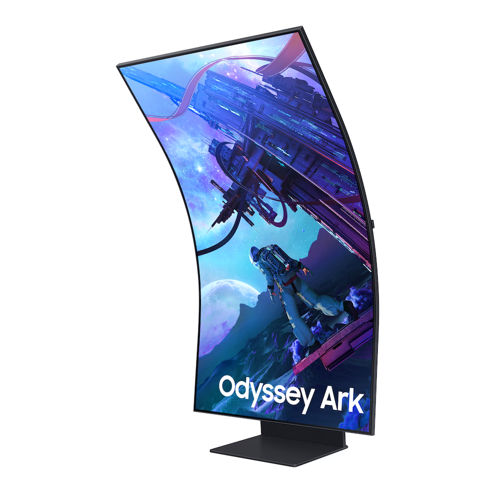 მონიტორი Samsung LS55CG97WNIXCI Odyssey Ark, 55", Curved Monitor, VA, 4K UHD, USB, HDMI, DP, Black