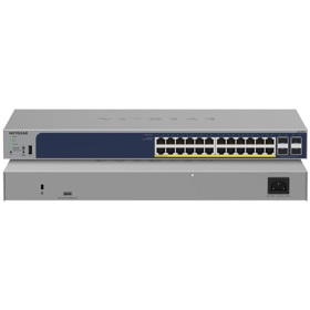 POE+ Switch Netgear GS728TP-300EUS, 28-Port Gigabit, Grey