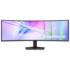 მონიტორი Samsung LS49C950UAIXCI ViewFinity S9, 49'', Curved Monitor, DQHD, VA, USB, DP, HDMI, Type-C, Black