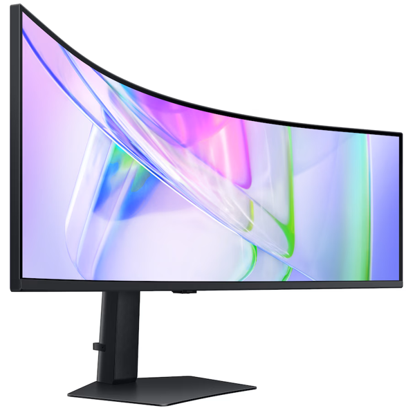 მონიტორი Samsung LS49C950UAIXCI ViewFinity S9, 49'', Curved Monitor, DQHD, VA, USB, DP, HDMI, Type-C, Black