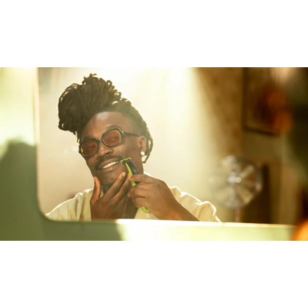 Electric Shaver Philips QP2824/20 OneBlade Face, Black/Green