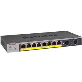 PoE+Switch Netgear GS110TP-300EUS, 8-Port Gigabit, Black