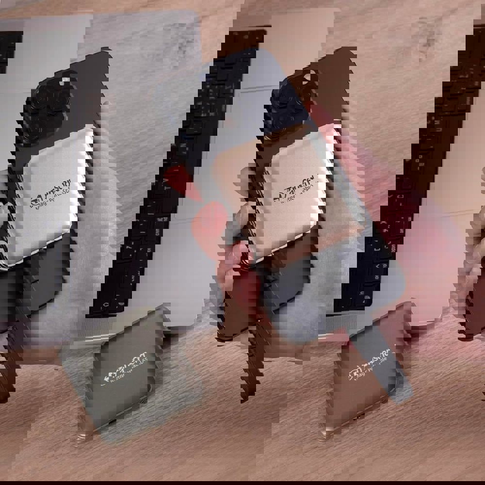 გარე მყარი დისკი Transcend TS2TESD420G ESD420G, 2TB, External SSD, Magsafe, Type C, Gold