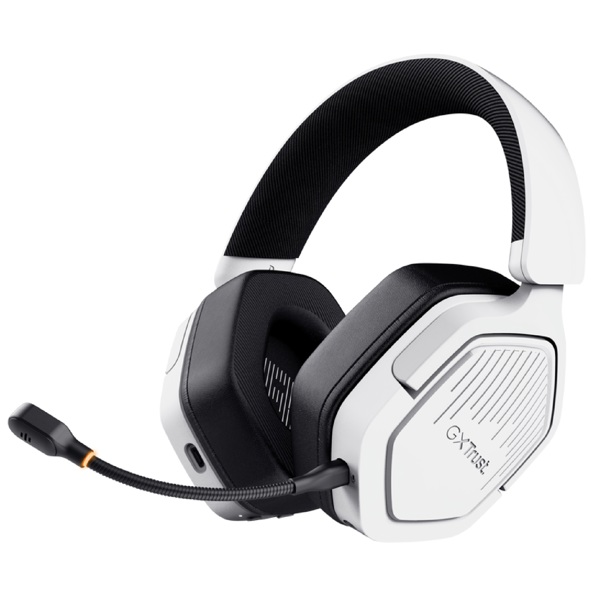 Headset Trust 25534 GXT493W CARUS, Wireless, USB, Type-c, 3.5mm, White