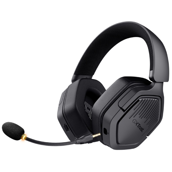 Headset Trust 25491 GXT493 CARUS, Wireless, USB, Type-c, 3.5mm, Black
