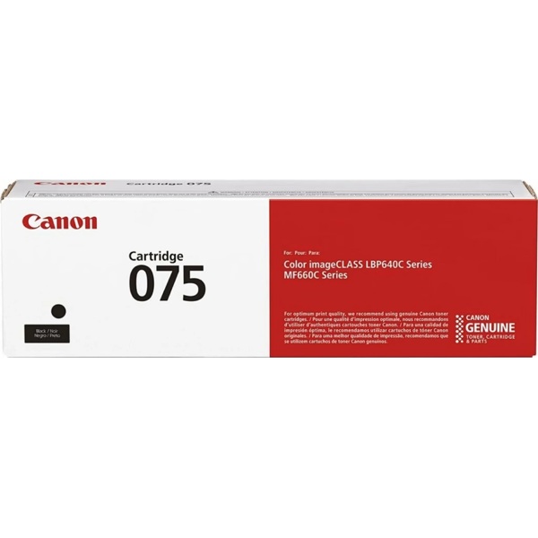 კარტრიჯი Canon 6365C002AA 075, Toner Cartridge, 1300, Black