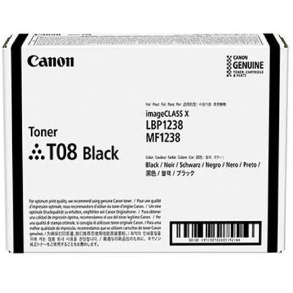 კარტრიჯი Canon 3010C006AA T08, Toner Cartridge, 11000P, Black