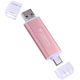გარე მყარი დისკი Transcend TS1TESD310P ESD310, 1TB, External SSD, Type-C/A, Pink
