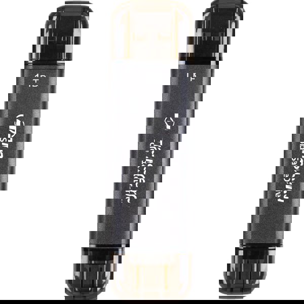 გარე მყარი დისკი Transcend TS1TESD310C ESD310C, 1TB, External SSD, Type-C/A, Black