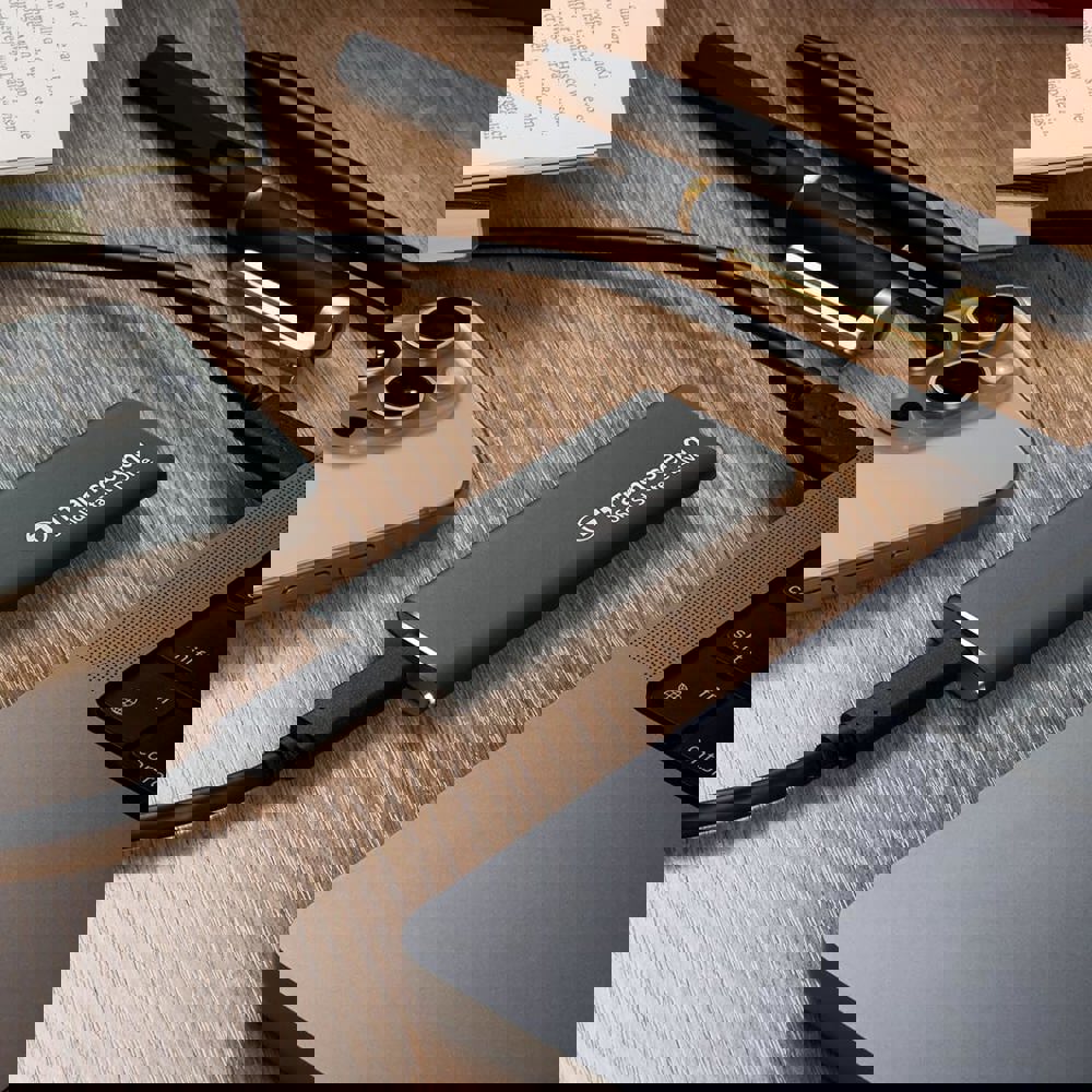 გარე მყარი დისკი Transcend TS500GESD265C ESD265C, 500GB, External SSD, Type-C, Iron Gray