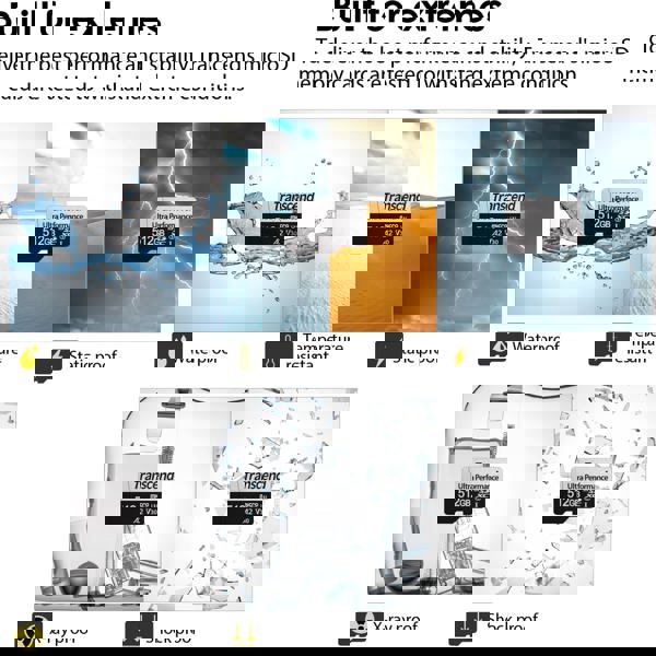 მეხსიერების ბარათი Transcend TS512GUSD340S USD340S, 512GB, microSDXC, UHS-I, U3, Black/Grey