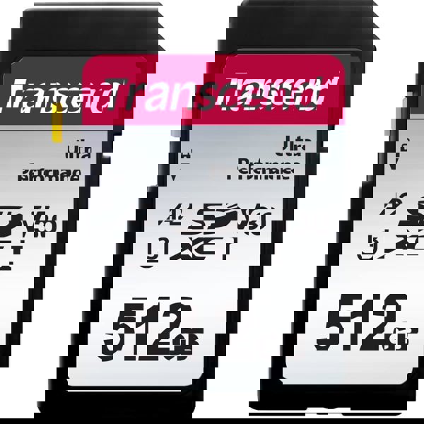 Memory Card Transcend TS512GSDC340S SDC340S, 512GB, SDXC, UHS-I, U3, Black