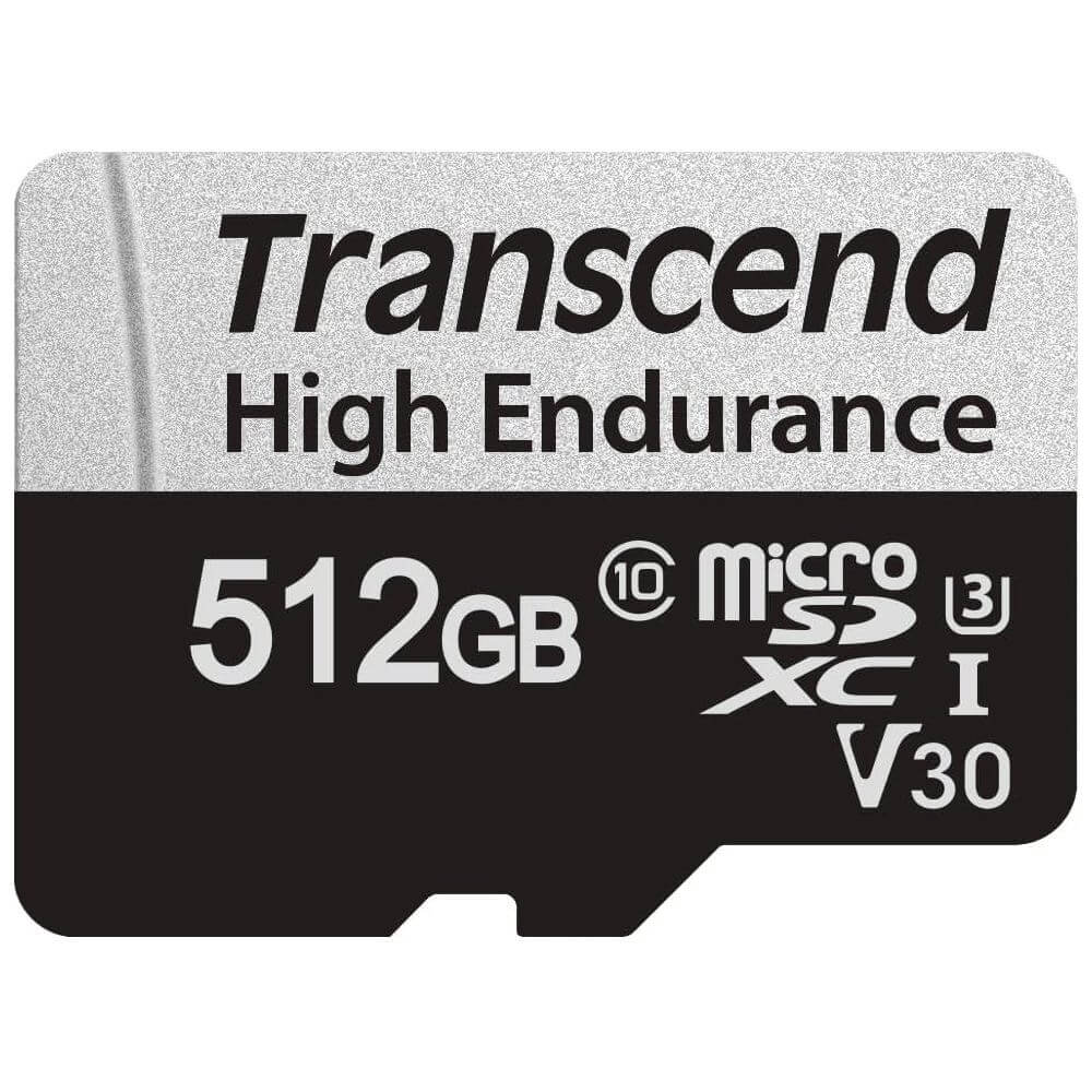 მეხსიერების ბარათი Transcend TS512GUSD350V USD350V, 512GB, microSDXC, UHS-I, U3, Black/Grey