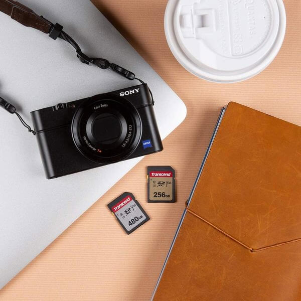 Memory Card Transcend TS256GSDC300S SDC300S, 256GB, SDXC, UHS-I, U3, Black