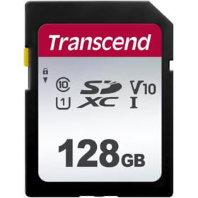 Memory Card Transcend TS128GSDC300S SDC300S, 128GB, SDXC, UHS-I, U1, Black