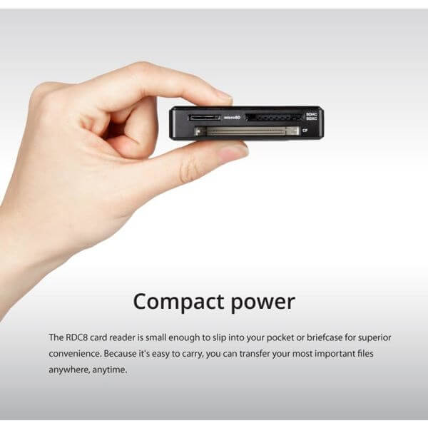 All-in-1 Multi Card Reader Transcend TS-RDC8K2 RDC8, Black