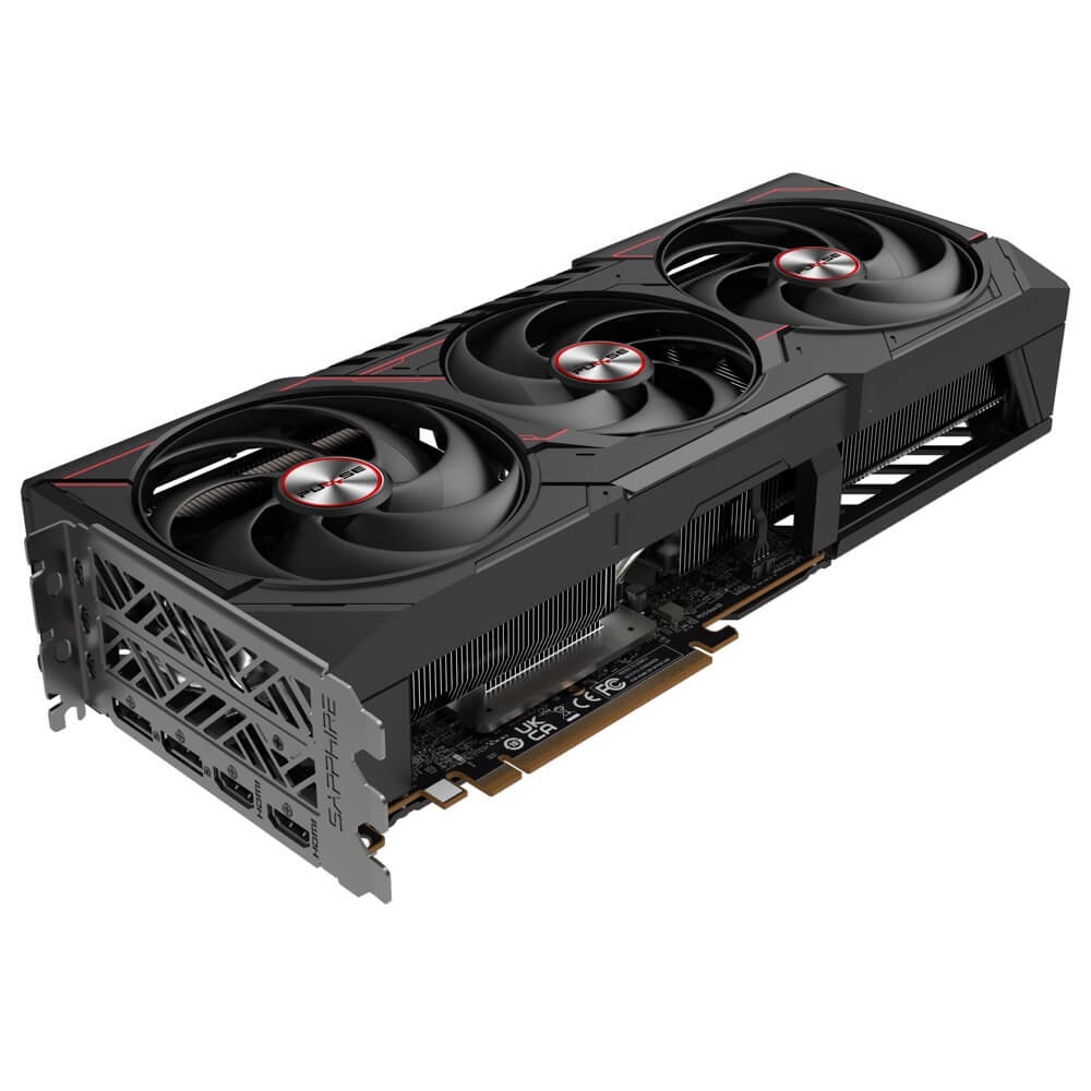 Graphic Card Sapphire 11348-03-20G PULSE GAMING OC, Radeon RX9070XT, 16GB, 256Bit, DP, HDMI, Black