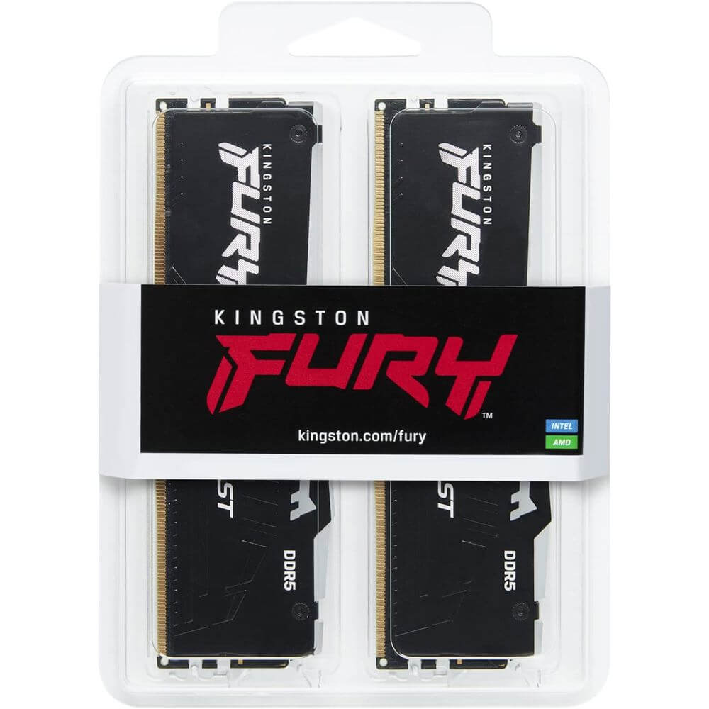 RAM Kingston KF560C36BBEAK2-64 FURY Beast RGB, RAM 64GB, DDR5 DIMM, 6000MHz
