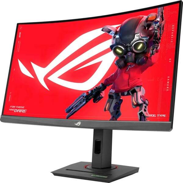 Curved Monitor Asus 90LM09Y1-B01370 ROG Strix XG27WCMS, 27", QHD, VA, HDMI, DP, Type-C, Black