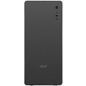 ქეისი 2E 2E-V500B-400, Computer Case, MidT, mini-ITX, micro-ATX, 2xUSB, 1xType-c, 1x3.5mm, Black