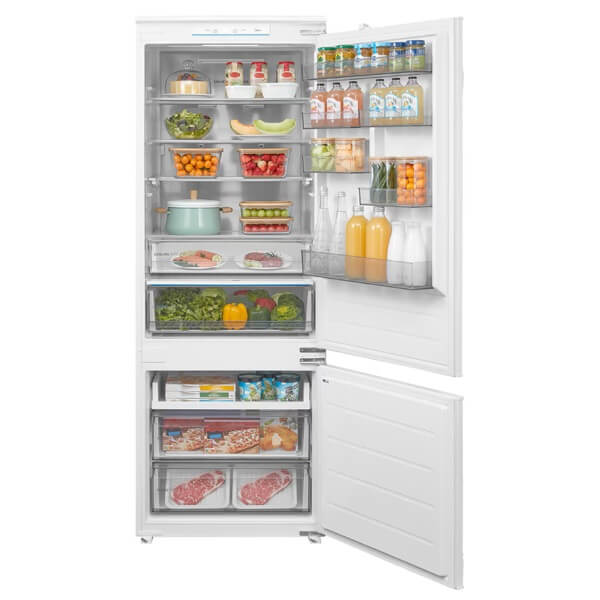ჩასაშენებელი მაცივარი Midea MDRE554FGD01, 403L, D, 29dB, No Frost, Built-in Refrigerator, White