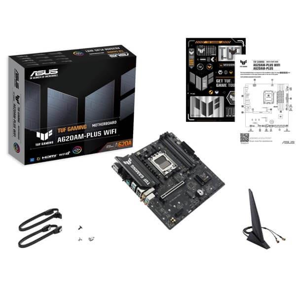 დედა დაფა Asus TUF 90MB1MZ0-M0EAY0 GAMING A620AM-PLUS WIFI, AM5, DDR5, 256GB