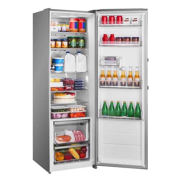 Refrigerator Midea MDRU502MTE46, 362L, E, 41dB, No Frost, Grey