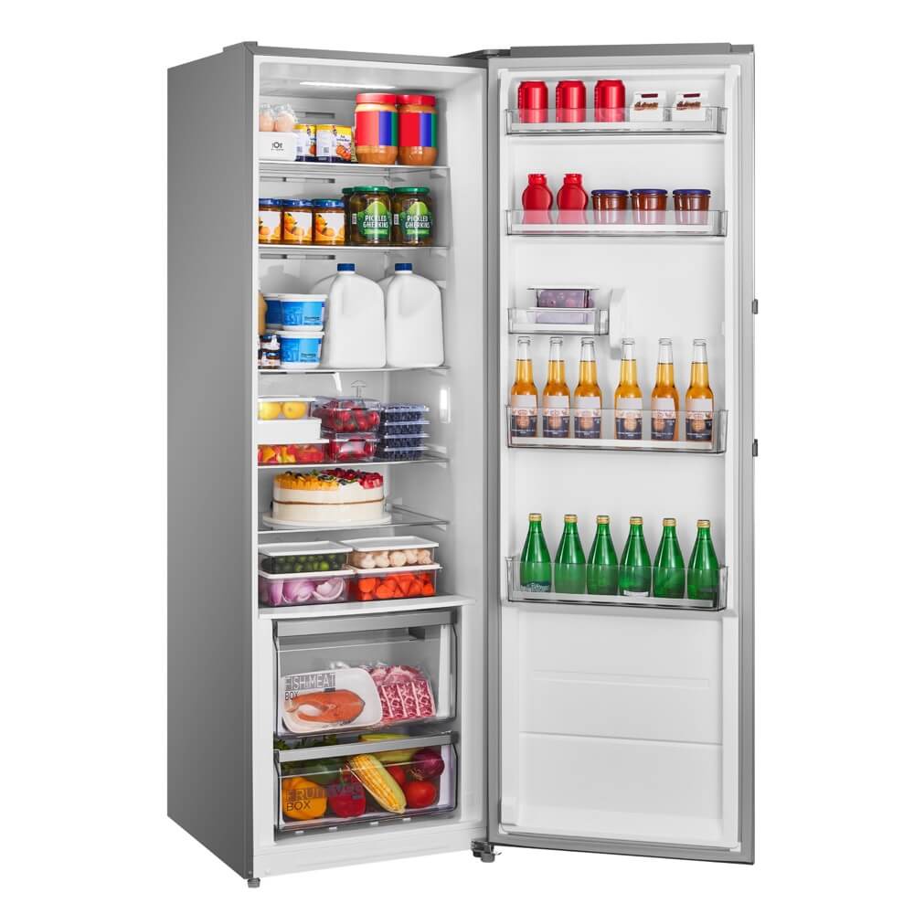 მაცივარი Midea MDRU502MTE46, 362L, E, 41dB, No Frost, Refrigerator, Grey