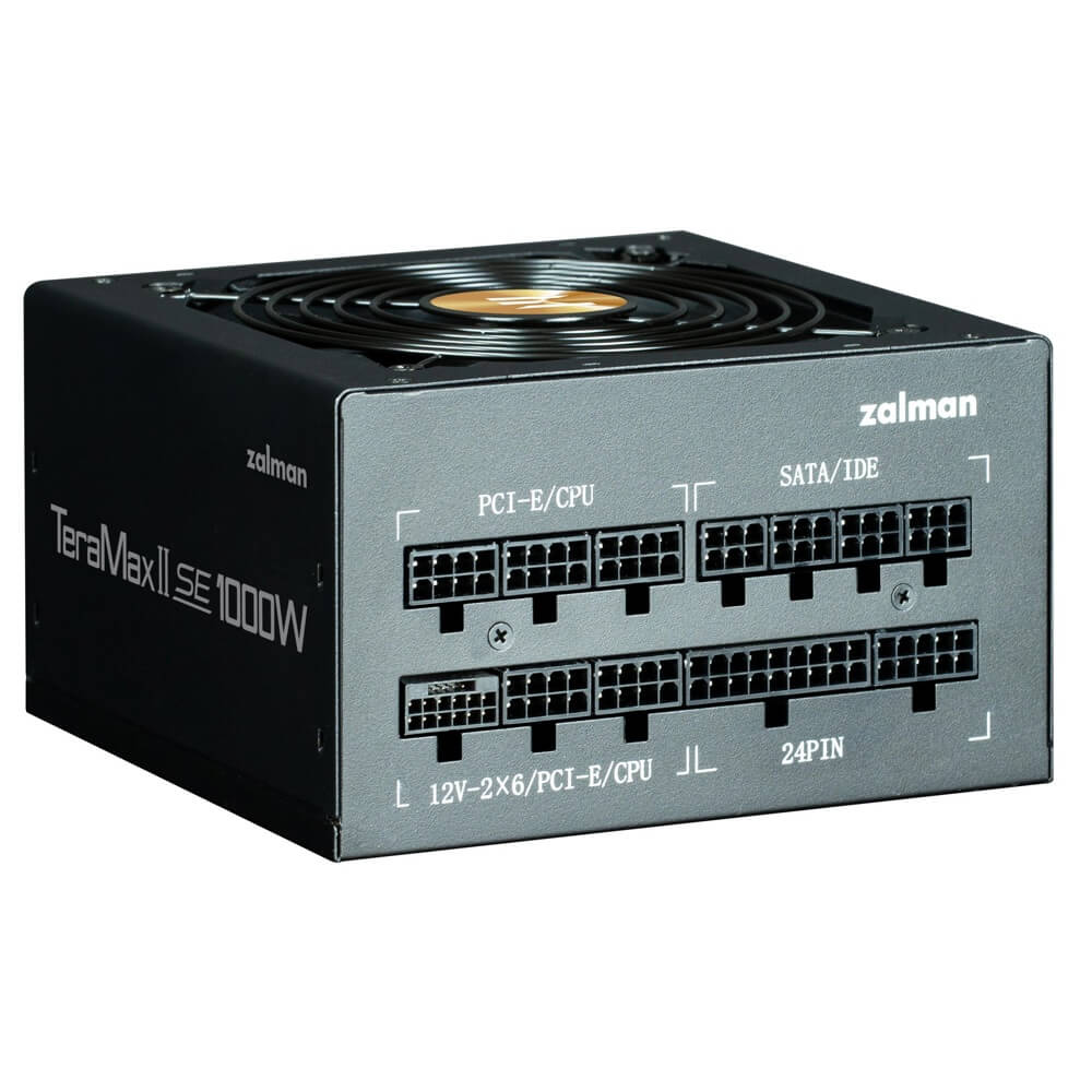 კვების ბლოკი Zalman ZM1000-TMX2SE Teramax II SE, 1000W, 80 Plus Gold, Power Supply, Black