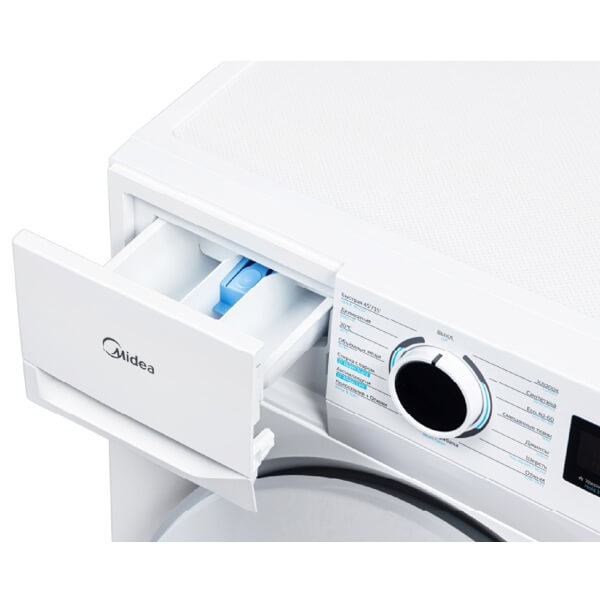 Washing Machine Midea MF110W100B/W, 10Kg, A, 1400Rpm, 72Db, White