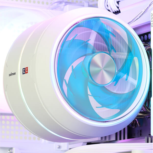 Cooler Zalman ZET5WHITE ZET5 ARGB, 120mm, 2000RPM, White