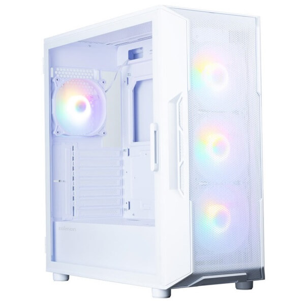 ქეისი Zalman i3NEOV2White I3 Neo V2, Computer Case, MidT, ATX, Mini-ITX, Micro ATX, USB 3.0, White