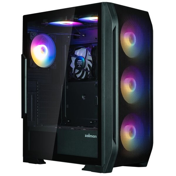 ქეისი Zalman N7PLUSV2 N7 PLUS V2, Computer Case, MidT, ATX, mini-ITX, micro ATX, USB3.0, 2xUSB2.0, Black