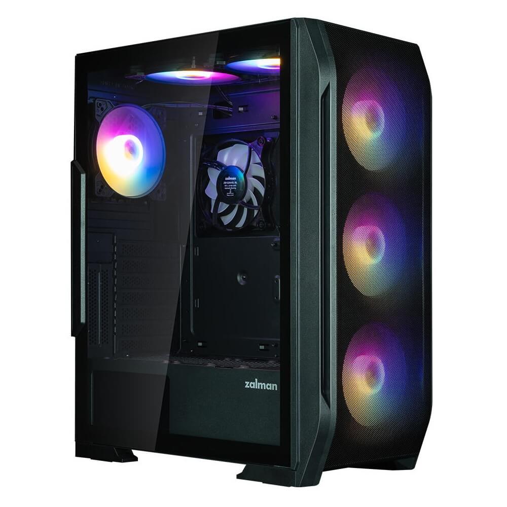 Computer Case Zalman N7PLUSV2 N7 PLUS V2, MidT, ATX, mini-ITX, micro ATX, USB3.0, 2xUSB2.0, Black