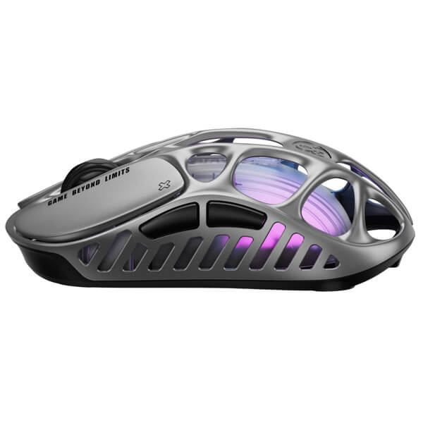 Gaming Mouse GravaStar GSX_GRY Mercury X, Wireless, USB, Bluetooth, Grey