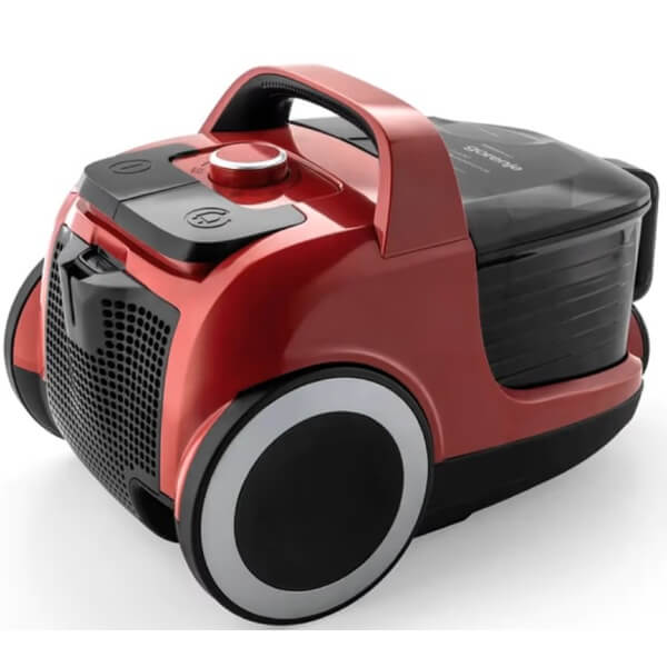 Vacuum Cleaner Gorenje VC2202G4AHR, 2000W, 3.3L, Black/Red