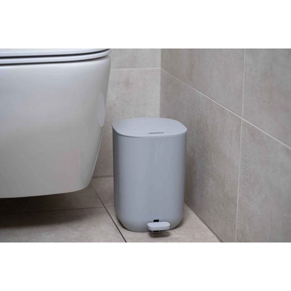 ნაგვის ურნა Ardesto ARHB3602G Vigor, 3l, Step Bin, Grey