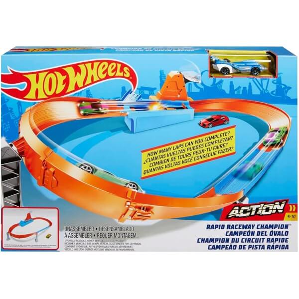 სათამაშო ტრასა Mattel Hot Wheels GBF81 Championship Trackset Assorted Playset