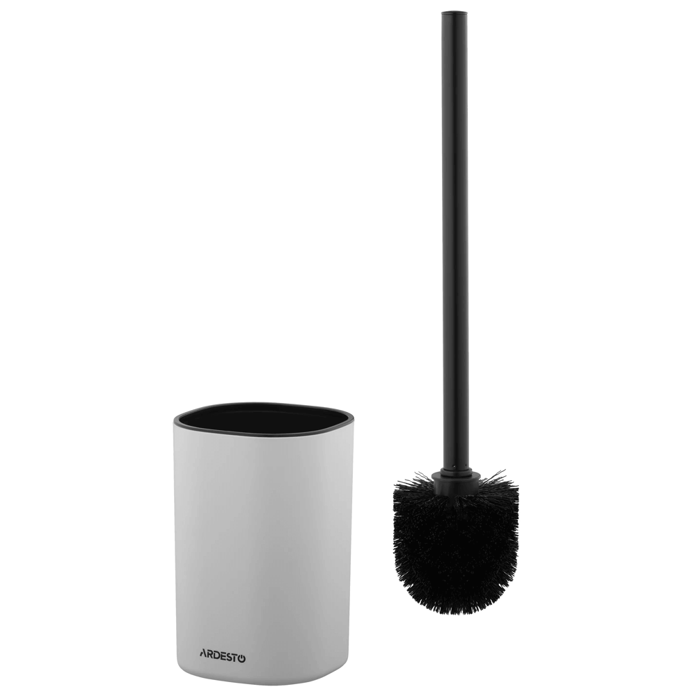 Toilet Brush Set With Stand Ardesto ARHB3502GB Vigor, Grey
