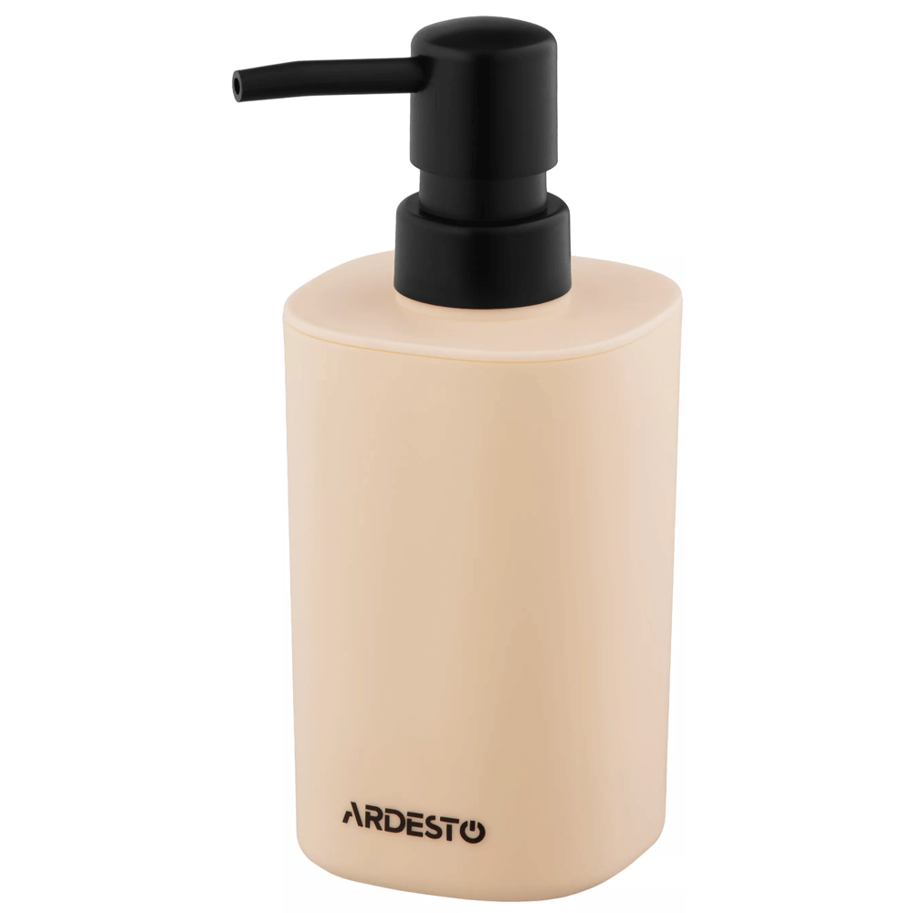 საპნის დისპანსერი Ardesto ARHB3106MB Vigor, 0.38l, 3pcs, Bathroom Set, Beige