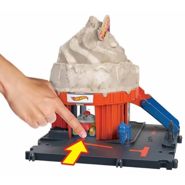 სათამაშო სანაყინე Mattel Hot Wheels HKX38, City Downtown Ice Cream Shop