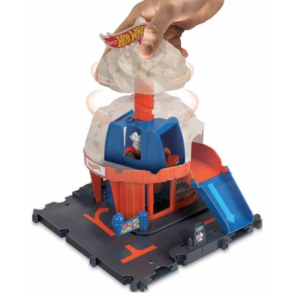 სათამაშო სანაყინე Mattel Hot Wheels HKX38, City Downtown Ice Cream Shop