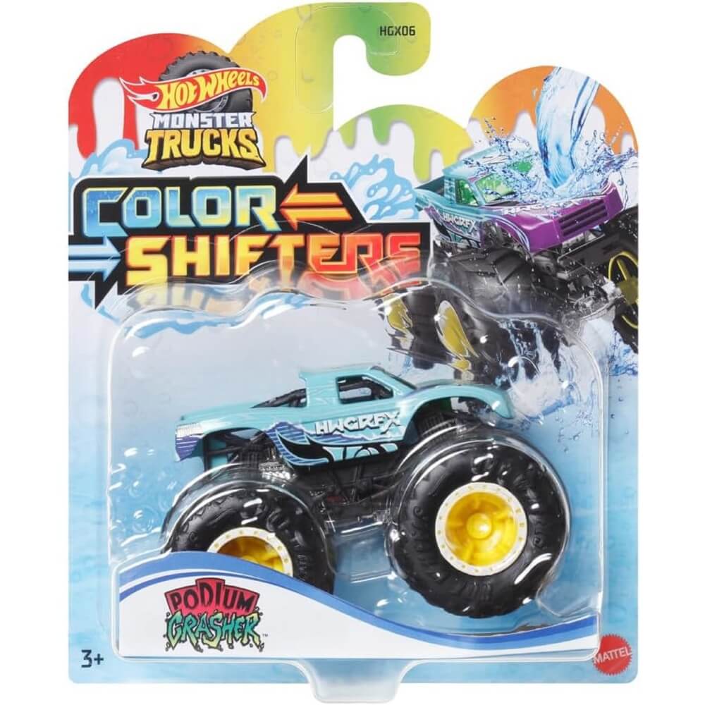 Hot Wheels Monster Trucks Color Changing Car Mattel HGX06