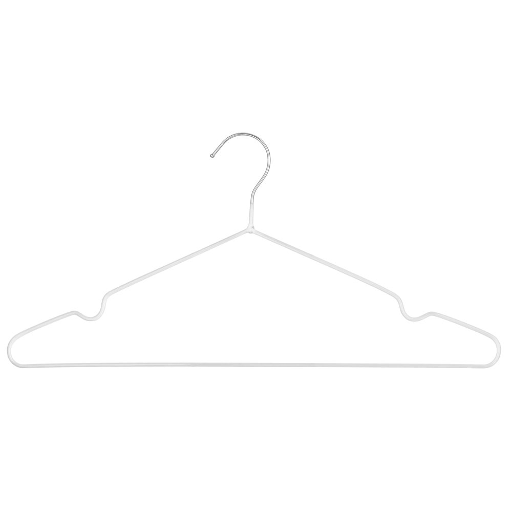 ტანსაცმლის საკიდის ნაკრები Ardesto ARHC2805W, 40.5cm, 5pcs, Hanger Set, White